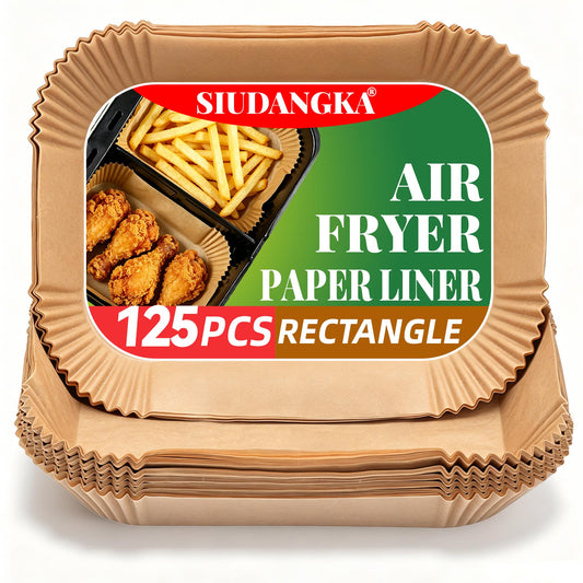 125Pcs Air Fryer Liners Disposable Paper Sheets for Ninja Dual Air Fryer (125 Count)