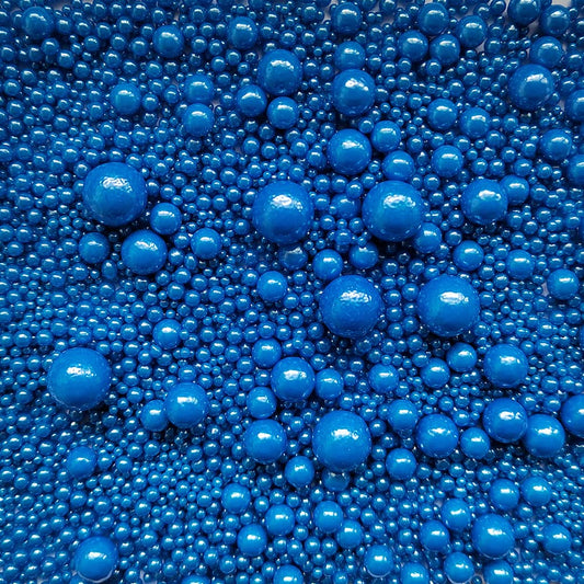 Edible Royal Blue Sugar Pearls Candy Sprinkles 120G (4.23 Ounce)