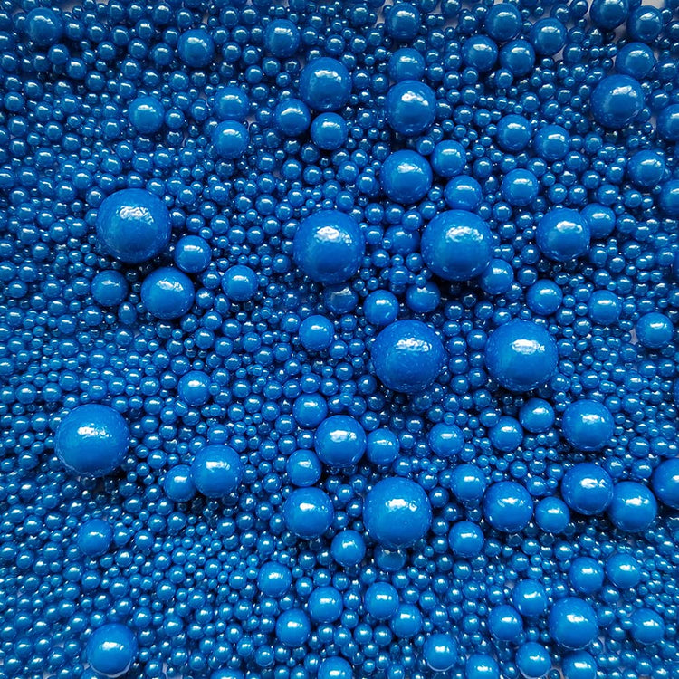 Edible Royal Blue Sugar Pearls Candy Sprinkles 120G (4.23 Ounce)