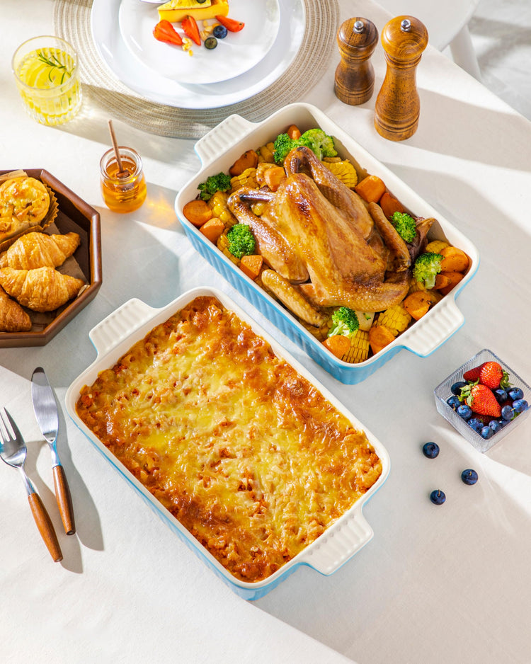 4.4 QT Ceramic Casserole Dishes for Oven