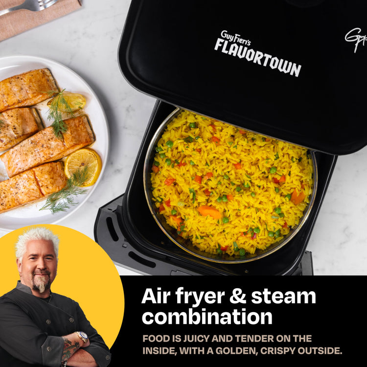 6.5 Quart Steam Air Fryer with Moisture Lock Technology
