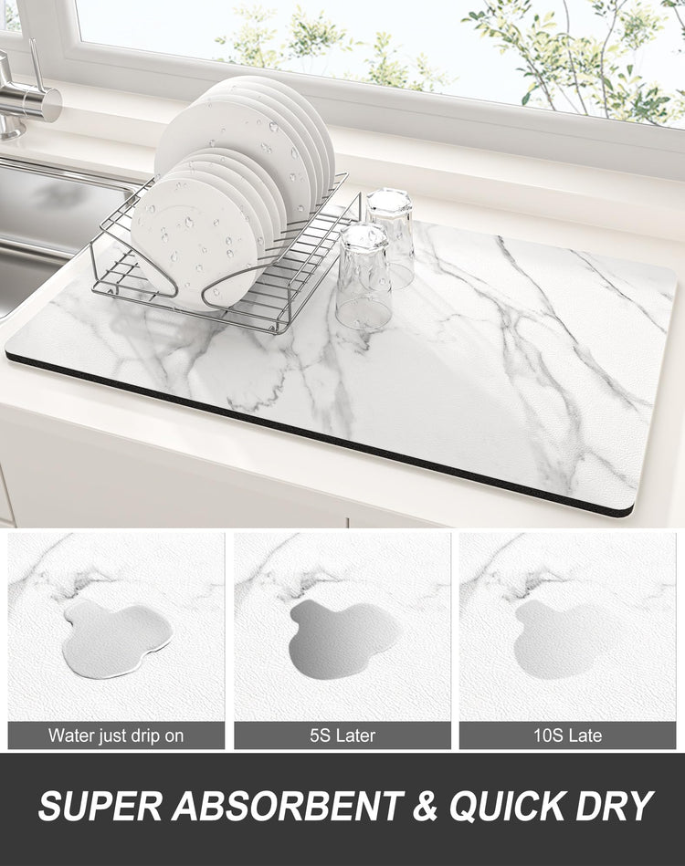 Dish Drying Mat for Kitchen Counter