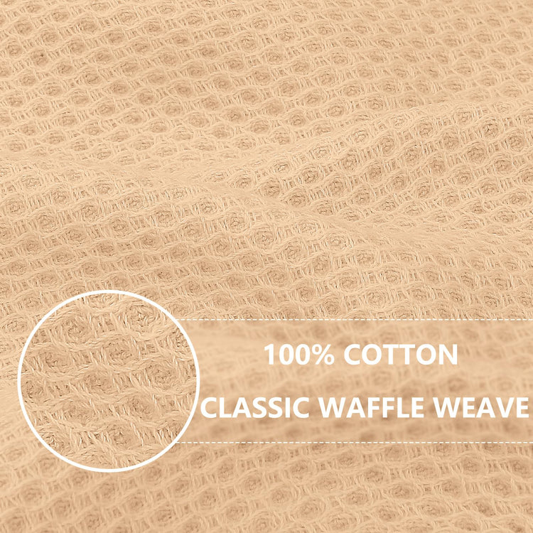 100% Cotton Waffle Weave Kitchen Dish Cloths 8 (8 Count)