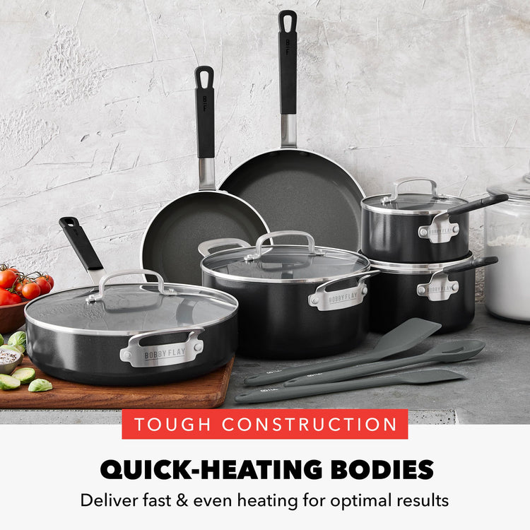 x Bobby Flay 13 Piece Nonstick Cookware Pots and Pans Set