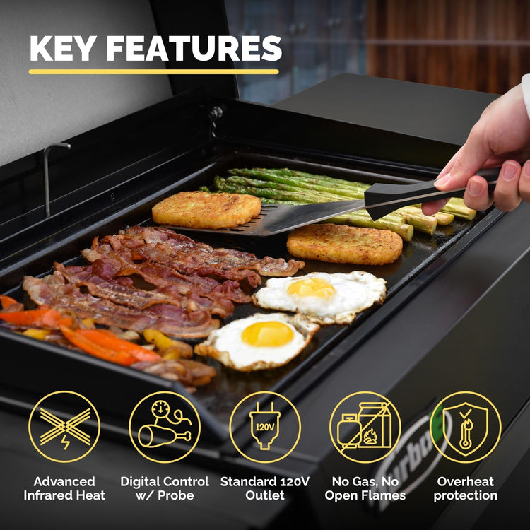 Turbo E Sport Compact Electric Grill