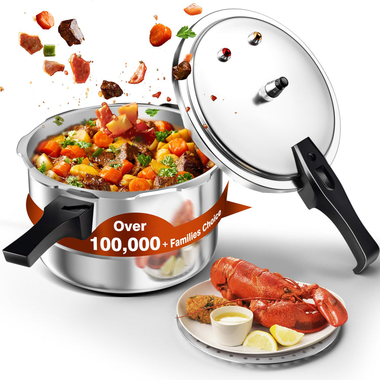 11Qt Aluminum Pressure Cooker w