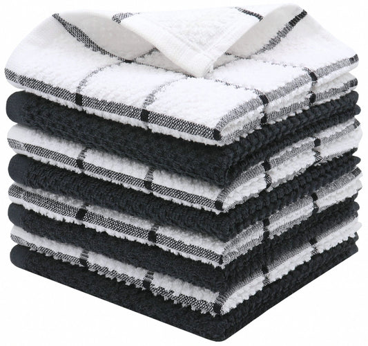 Cotton Dish Towels For Kitchen (8 Count)