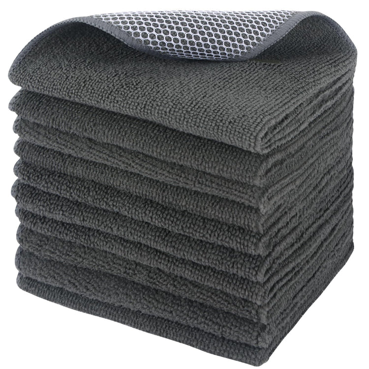 Dish Cloth for Washing Dishes Kitchen Washcloth Cleaning Cloth (10 Count)