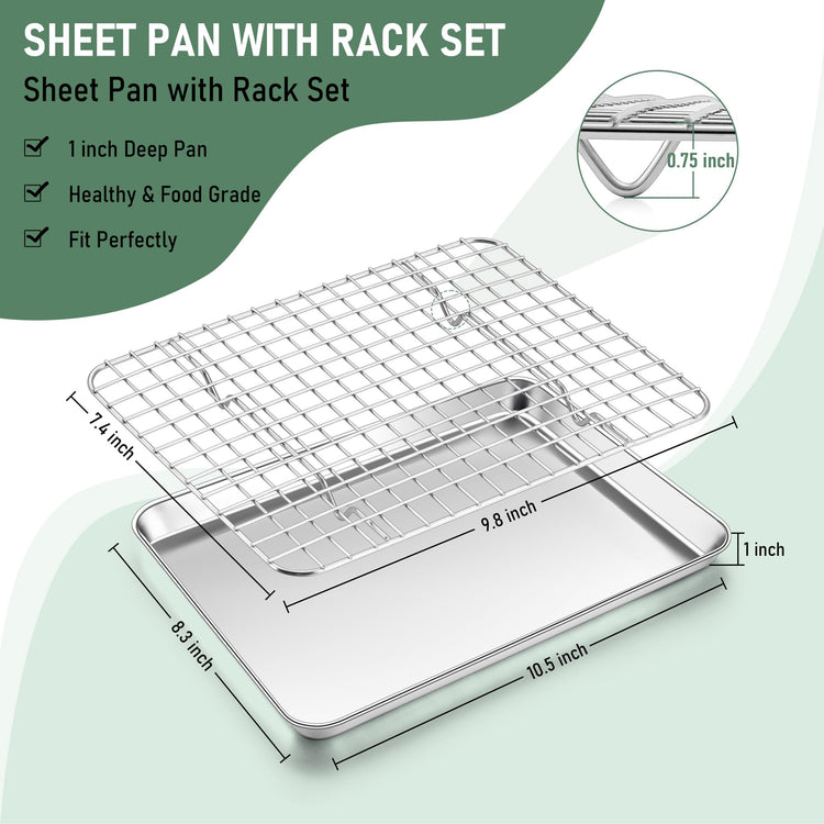 Cookie Sheet with Rack Set (2 Count)