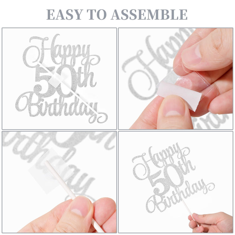 50th Birthday Cake Decorations