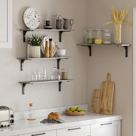 Long Wall Shelves (2 Count)