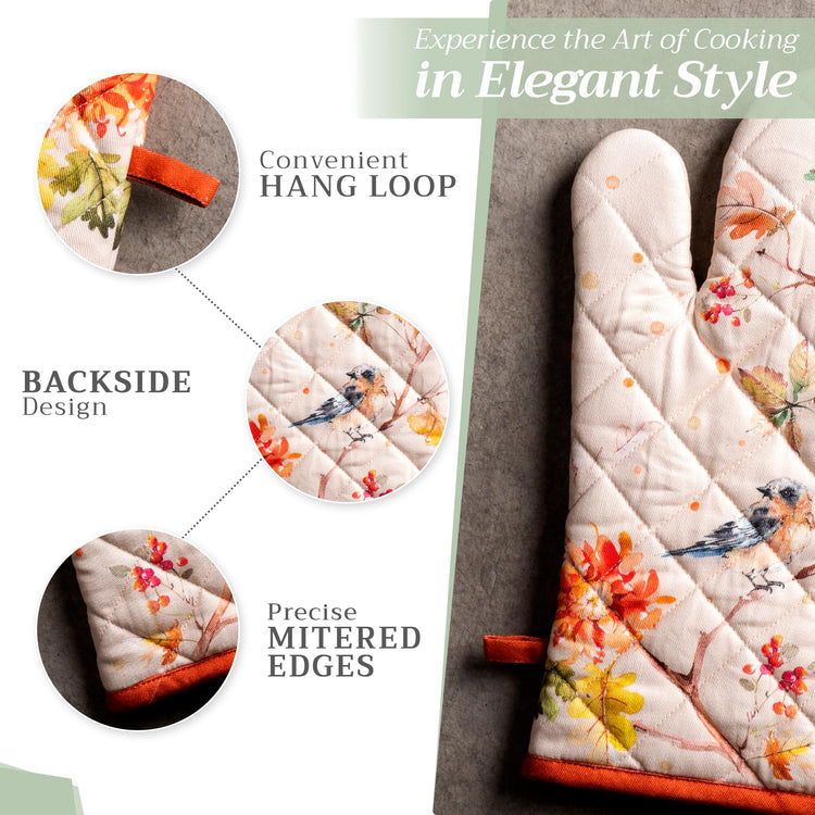 Maison d'Hermine Oven Gloves 100% Cotton Oven Mitt