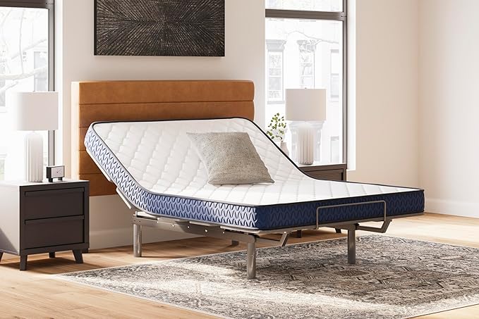 Signature Design by Ashley Twin Size Firm 6" Memory Foam Mattress, Super Soft Foam with Breathable Quilted Cover, Fiberglass Free, Mattress in A Box, Adjustable Base Compatible, Limited Warranty