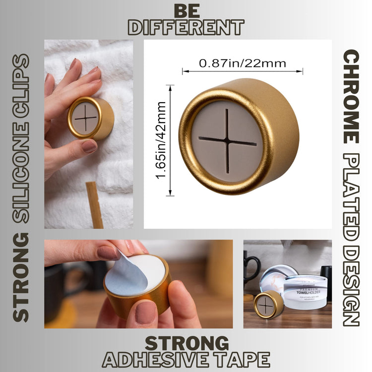 Eco Friendly Towel Hooks (8 Count)