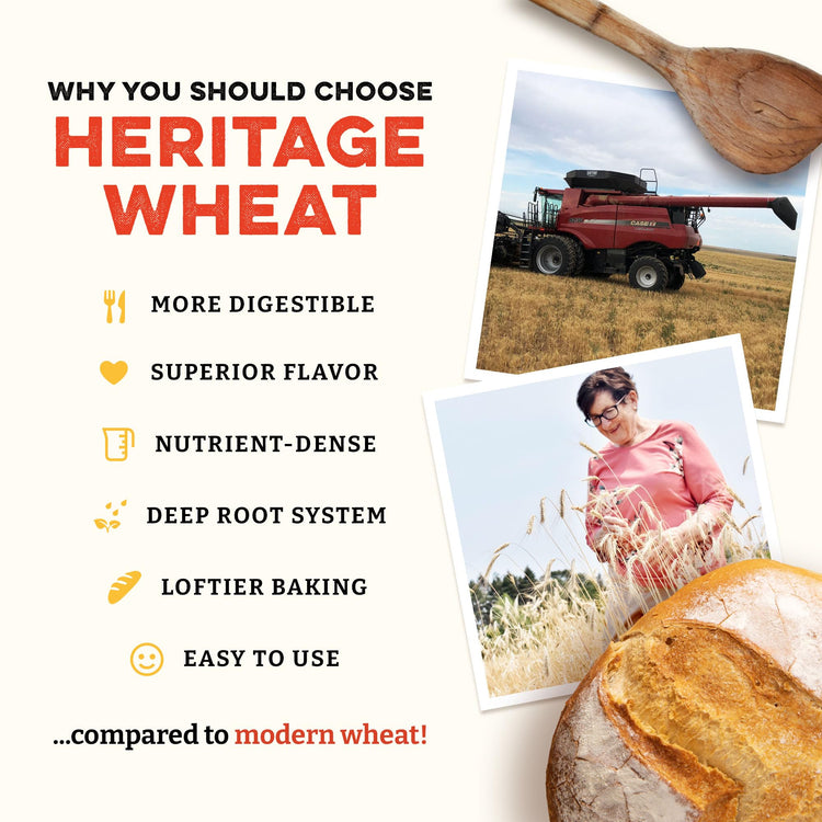 Heritage Organic Bread Flour Blend (400 Ounce)