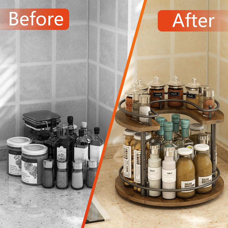2 Tier Lazy Susan Organizer