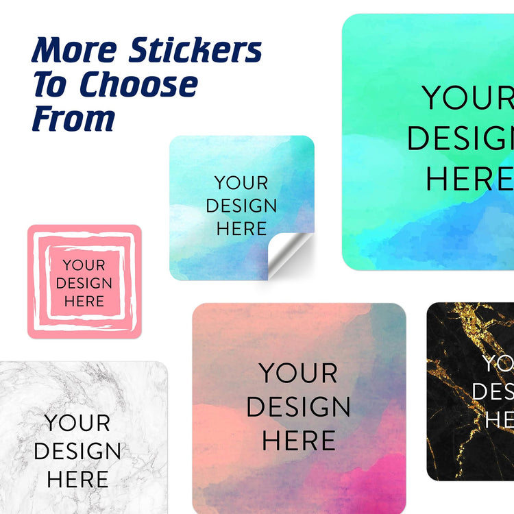 Custom Vinyl Stickers Your Image (100 Count)