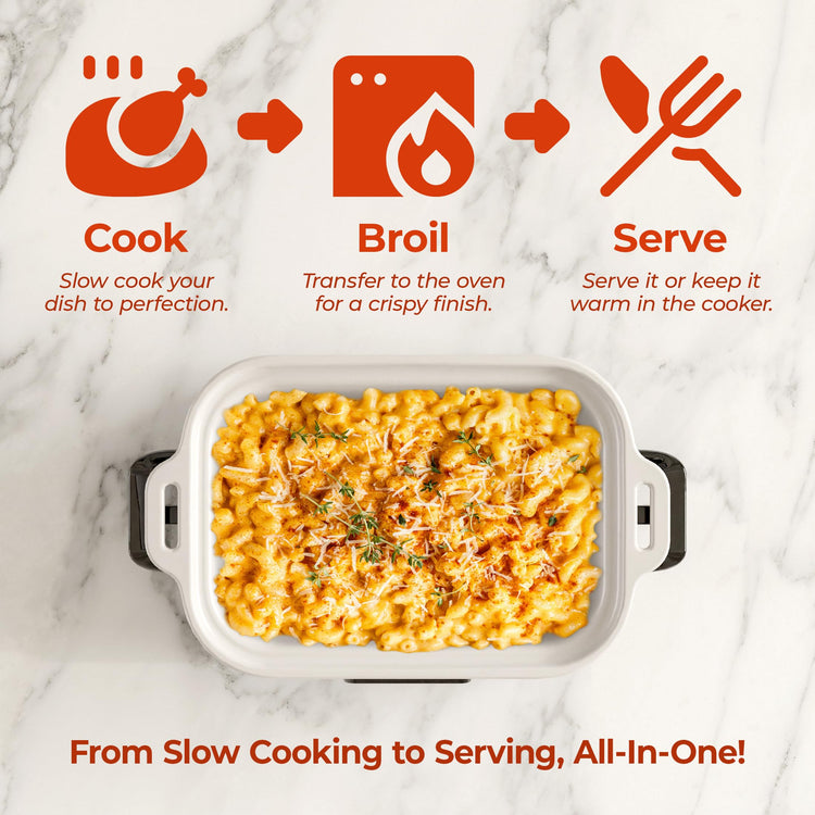 Magnifique 4 Quart Casserole Digital Slow Cooker