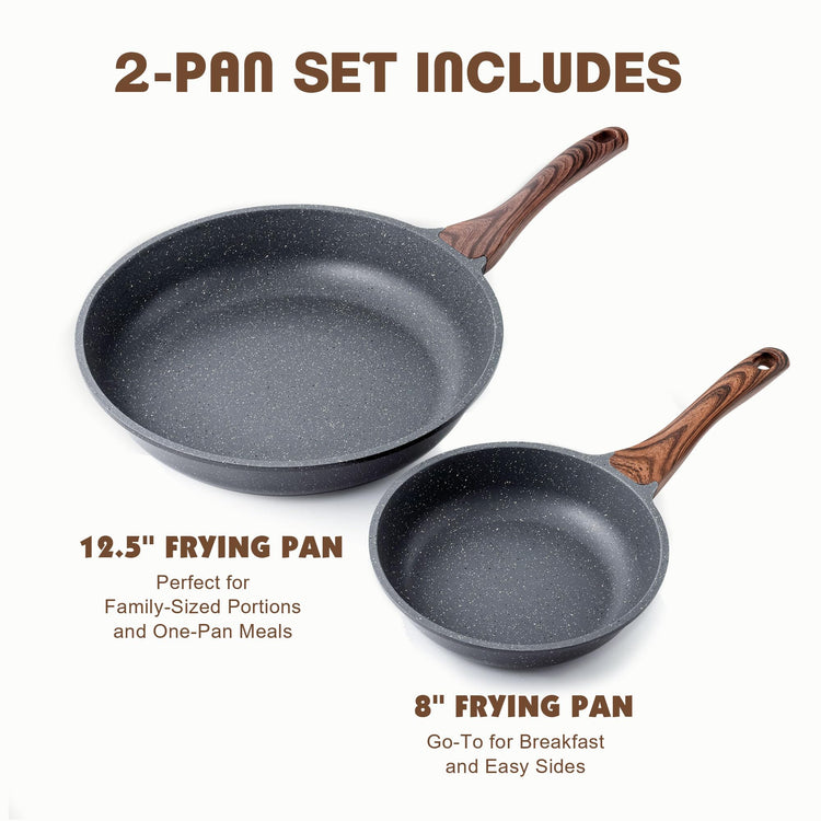 Nonstick Frying Pans (2 Count)