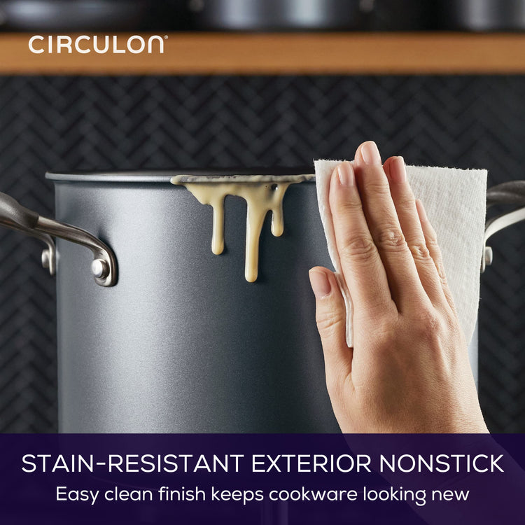 A1 ScratchDefense Nonstick Stockpot with Lid