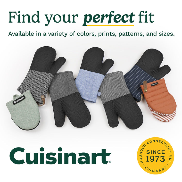 Cuisinart Chambray Kitchen Oven Mitts (2 Count)