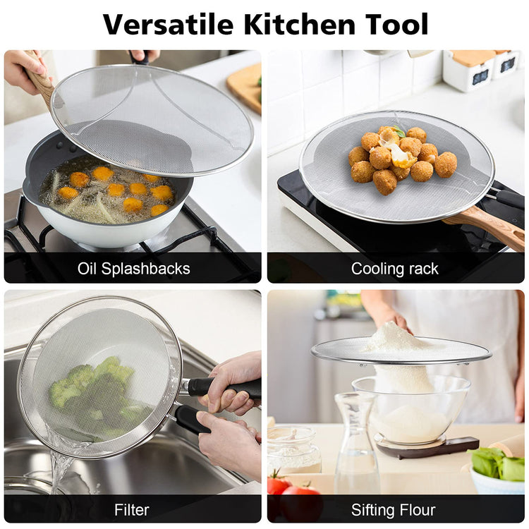 Splatter Screen for Frying Pan