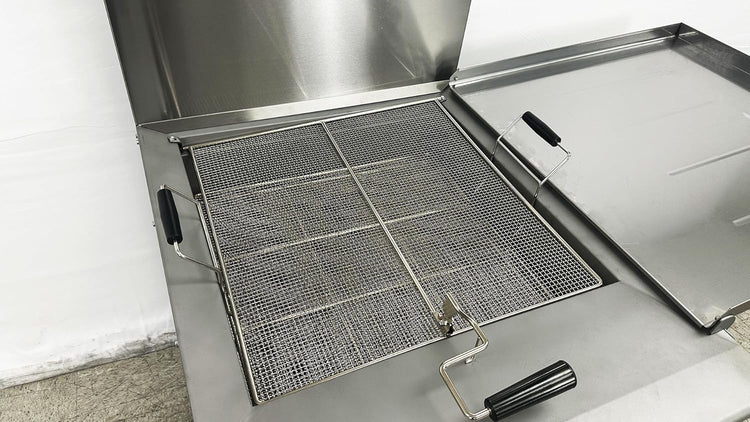 Commercial Gas Donut Fryer, 170lb Capacity, 4-Tube Burner, Stainless Steel, ETL Certified, 41.3 x 56.8 inch GF-24P