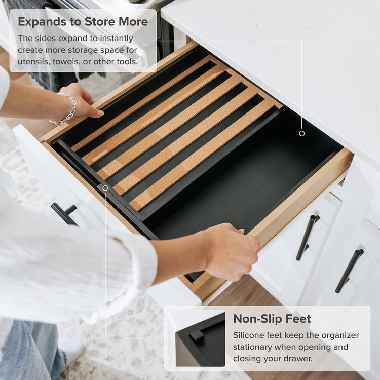 Expandable Spice Drawer Organizer