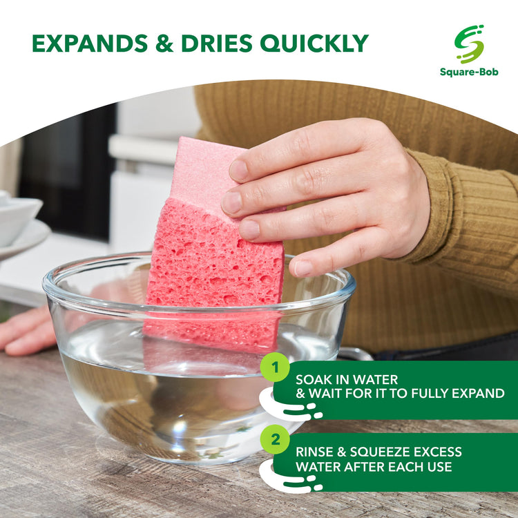 Compressed Non Scratch Kitchen Sponges (36 Count)