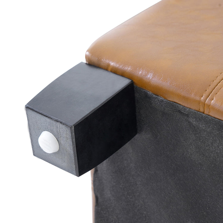 Ottilie Faux Leather Storage Ottoman Bench