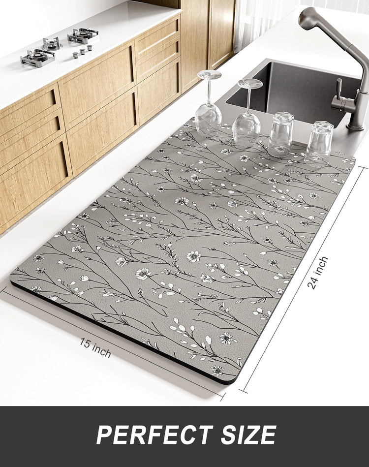 Dish Drying Mat for Kitchen Counter