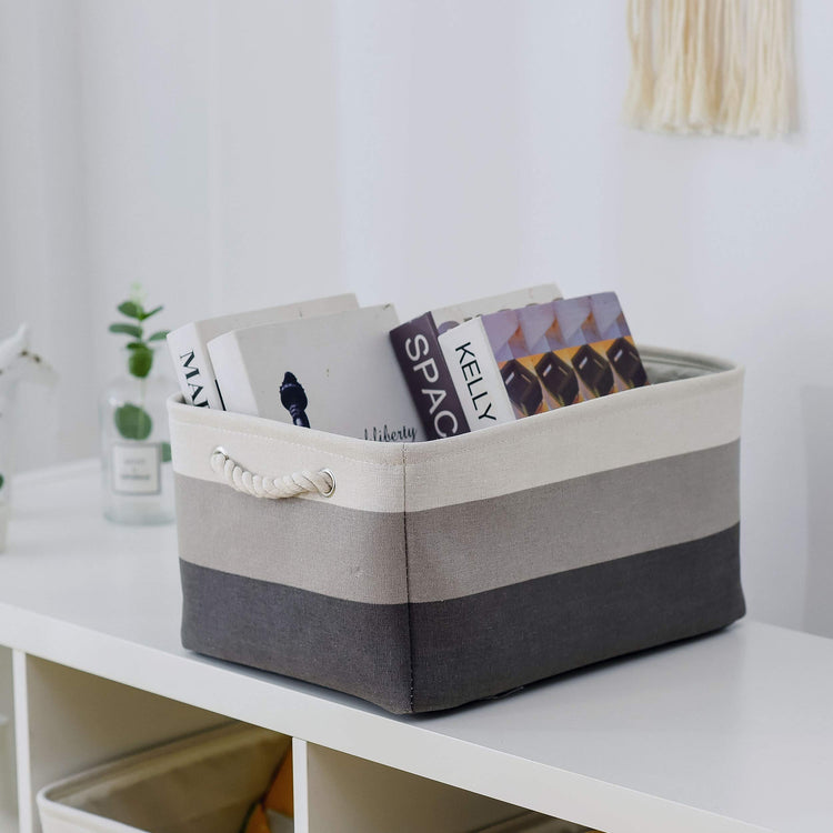 Large Storage Baskets for Shelves (3 Count)