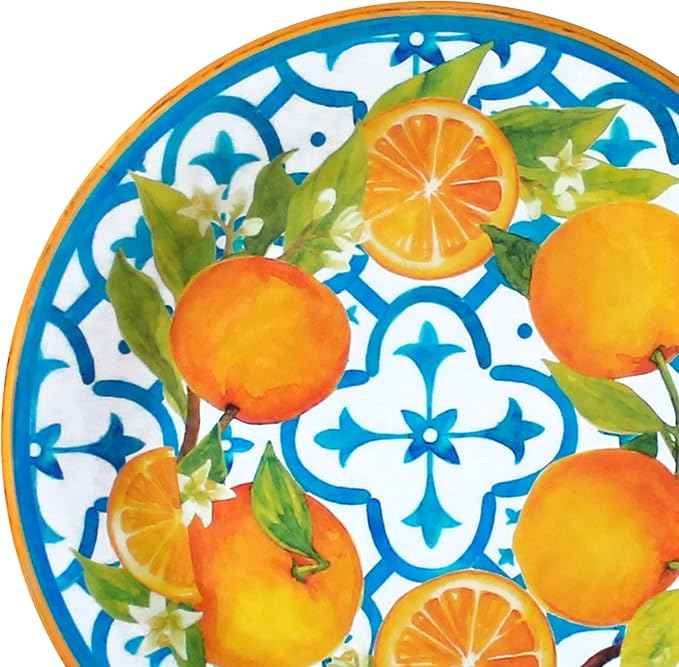 Le Cadeaux Luxury Melamine 16 Piece Dinnerwear Set, Service for 4, Valencia
