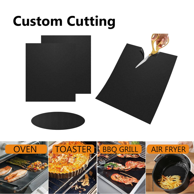 2 Pack Thickened Oven Liners for Bottom of Oven BPA & PFOA Free (2 Count)