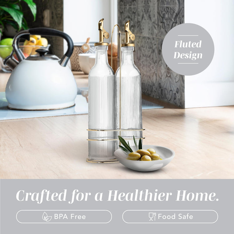 Glass Olive Oil Dispenser Bottle