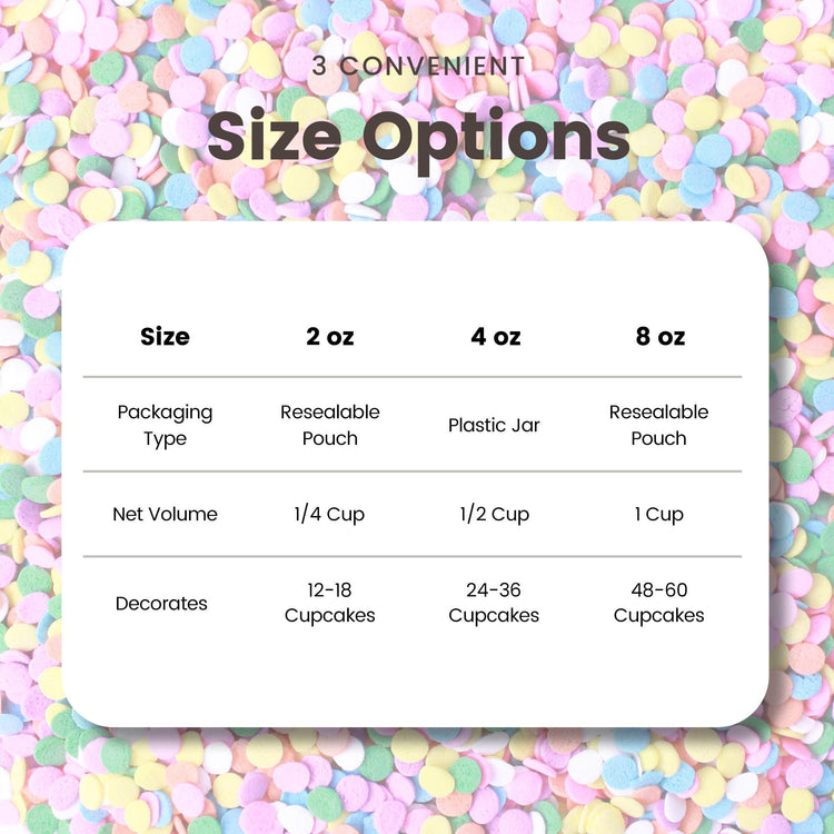 Pastel Confetti Sprinkle Mix