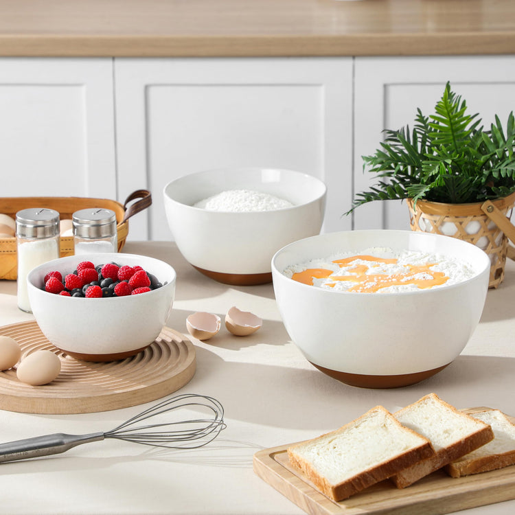 Ceramic Mixing Bowls (3 Count)