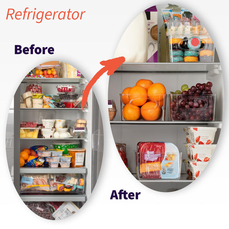 Pantry Organizers and Storage and Cabinet Organizer (4 Count)