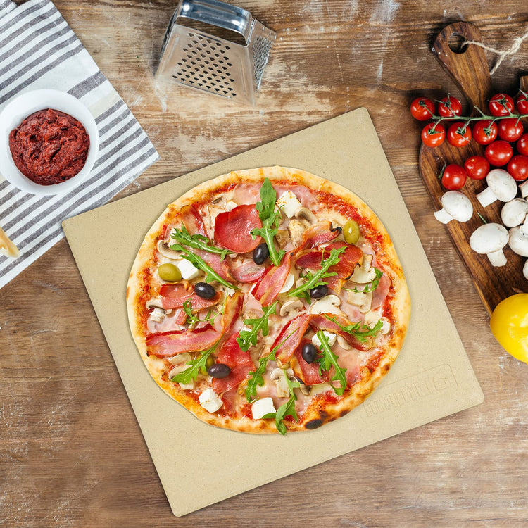13" Square Pizza Stone Fits for Ooni 12" Ovens & BBQ Grill