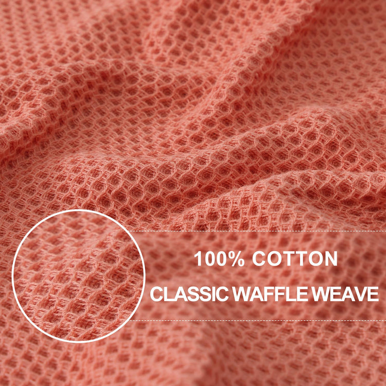 100% Cotton Waffle Weave Kitchen Dish Cloths 8 (8 Count)