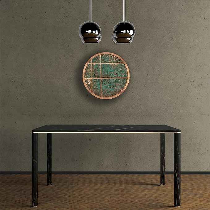 nooc art Handmade Copper Wall Art for Home, Living Room, Bedroom, Kitchen and Office Decor, Rustic Decorative Mural Art for Farmhouse Decor (Modern Copper, 11, Unframed)