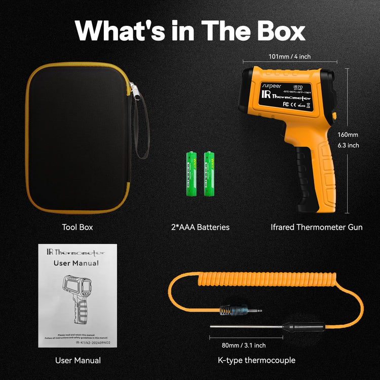 50 1 Infrared Thermometer IR Laser Gun
