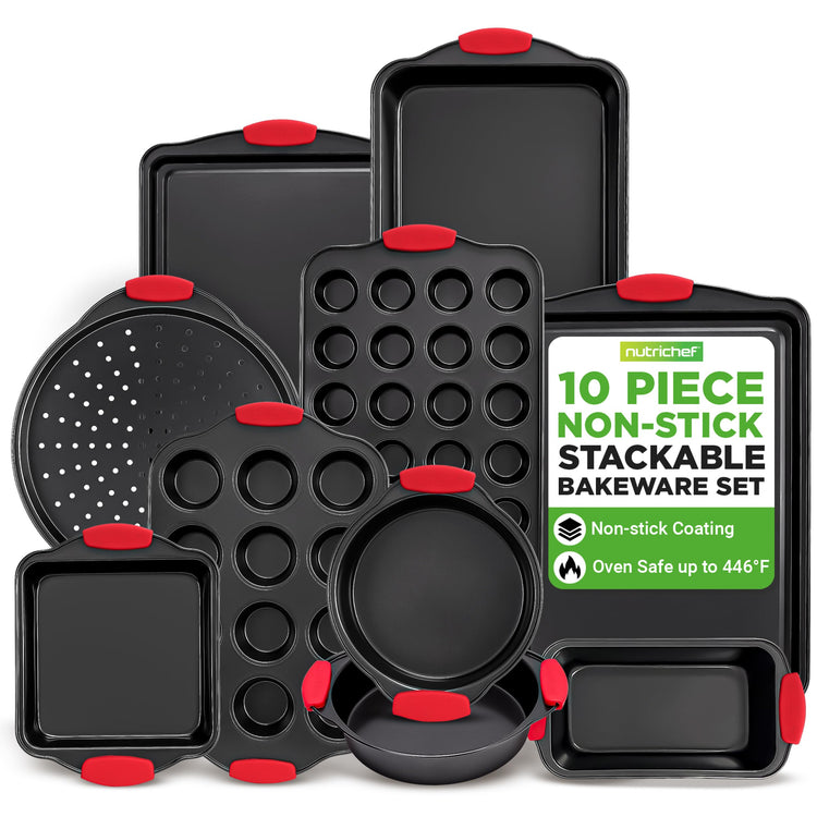 10 Piece Nonstick Kitchen Oven Baking Pans