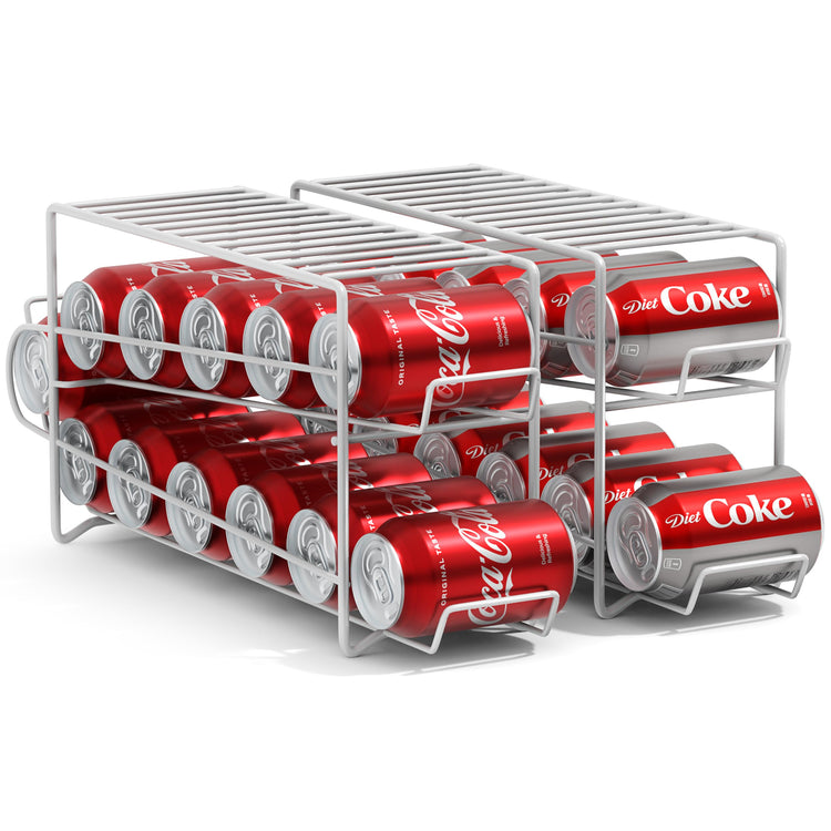 Soda Can Rack Beverage Dispenser Dispenses 12 Standard Size 12oz Cans (12 Count)