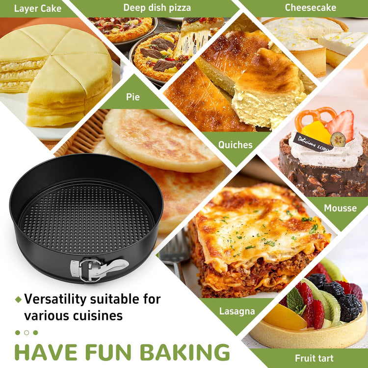 7 Inch Springform Pan with Removable Bottom