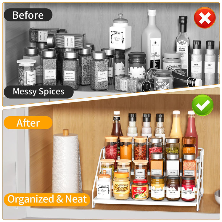 Spice Rack Organizer for Cabinet