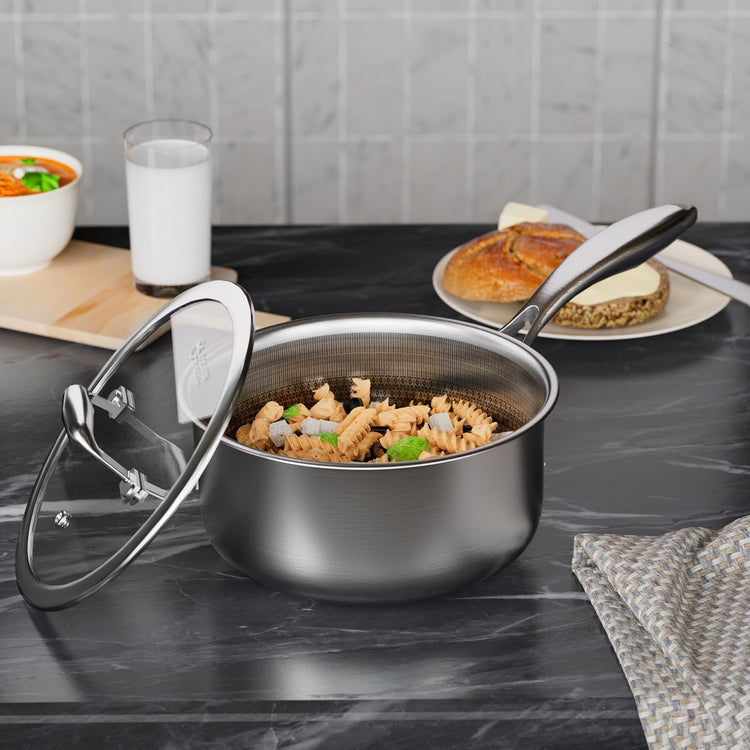2 Quart Stainless Steel Saucepan
