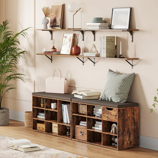 Long Wall Shelves (2 Count)