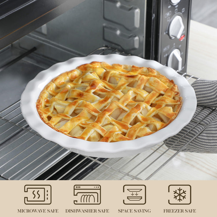 40 Oz Ceramic Pie Pan 9 Inch
