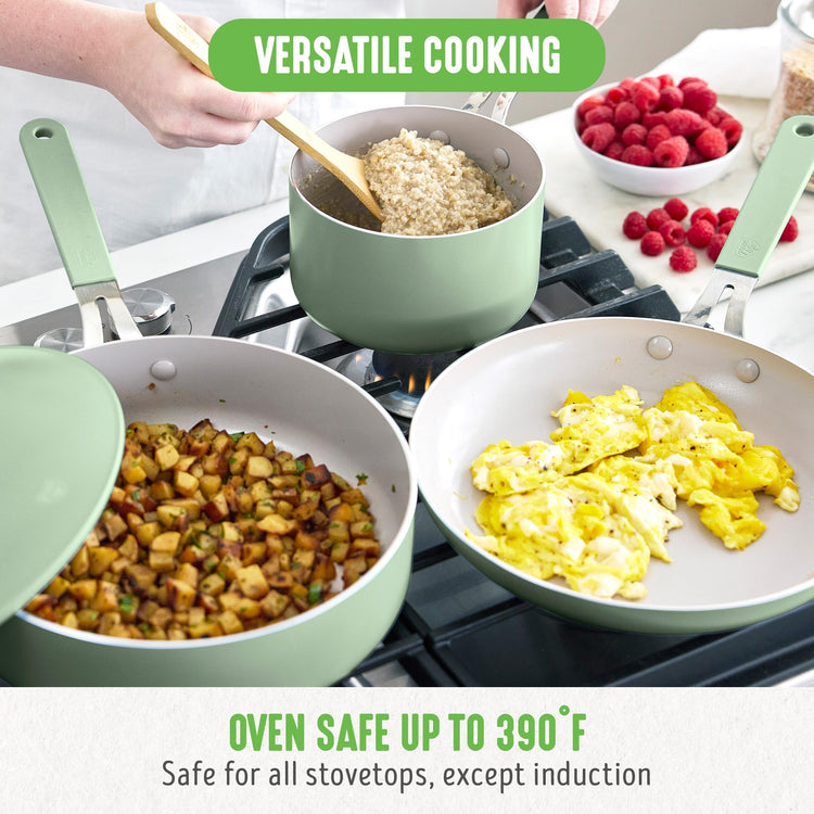 10 Piece Nonstick Ceramic Cookware Set